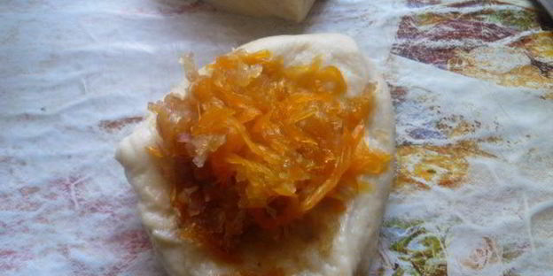 булочка паучок