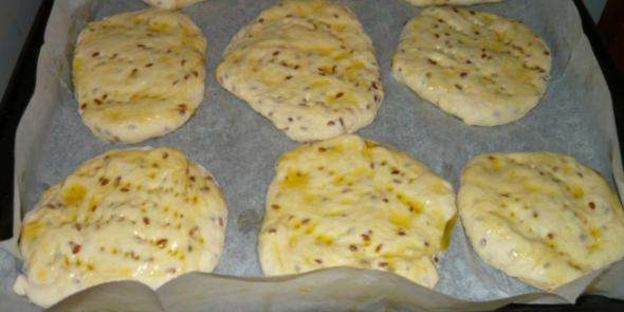 булочки горчичные с льняными семечками