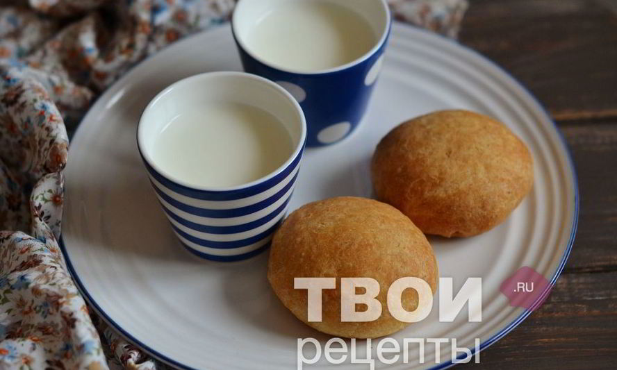 Рецепт булочек на молоке