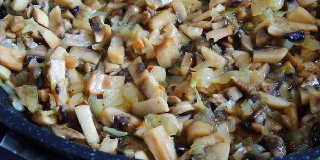 булочки с грибами