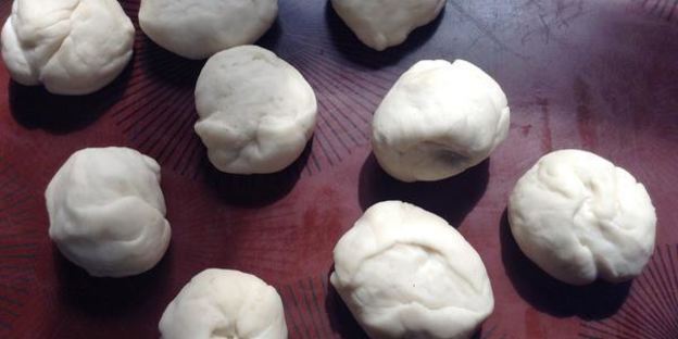 булочки с клубникой и ревенем