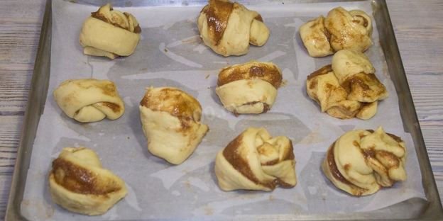 булочки с корицей и сахаром