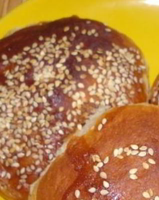 Булочки с кунжутом