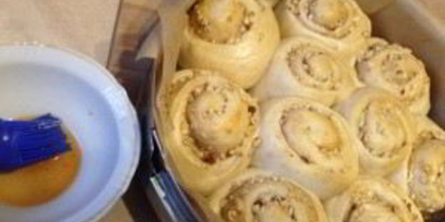 булочки с медом