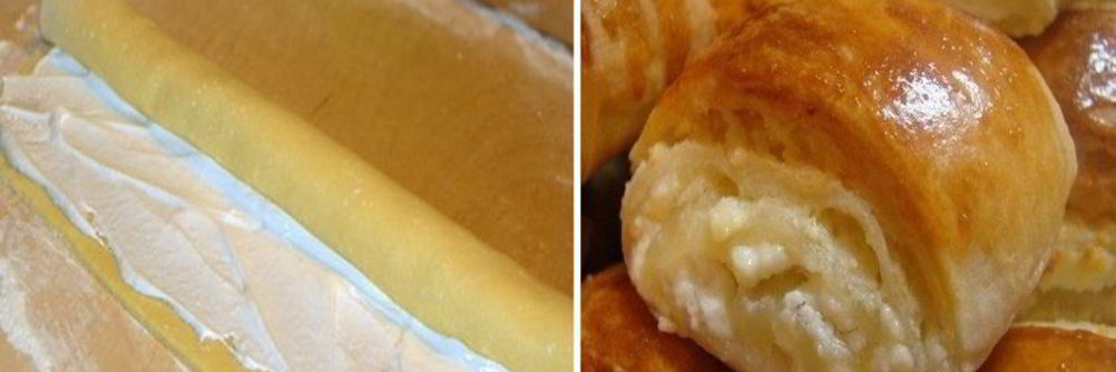 Булочки с творогом