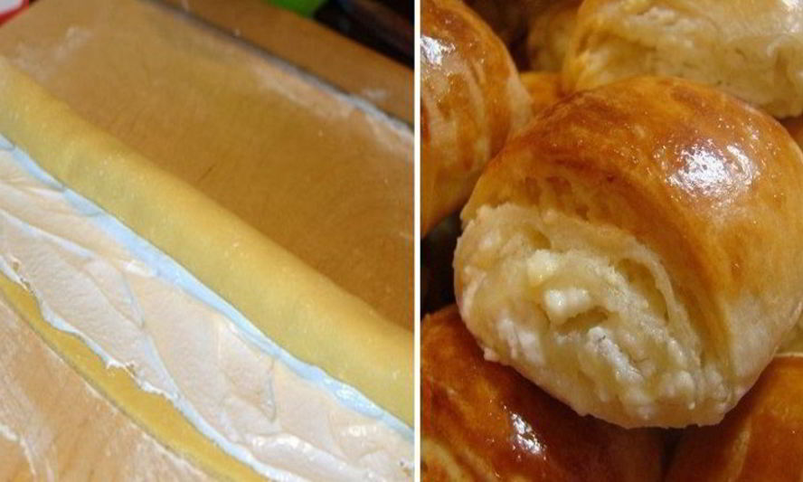 Рецепт булочек с творогом