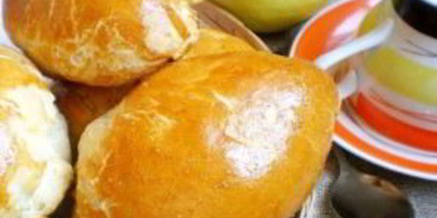 булочки со сгущенкой вареной