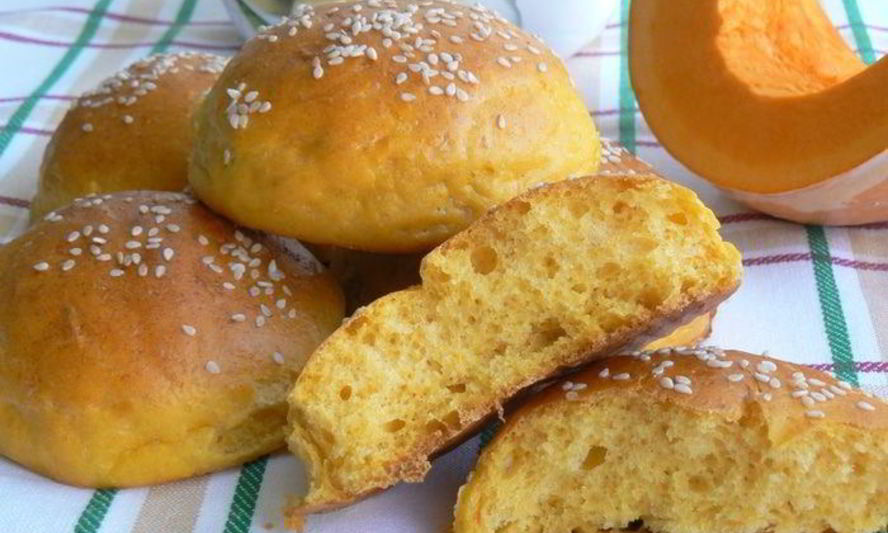 Рецепт булочек тыквенно-творожные