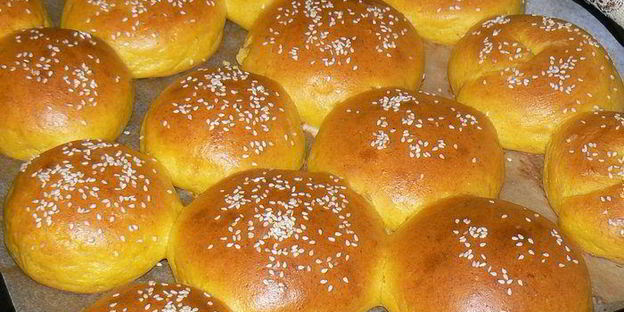 булочки тыквенно-творожные