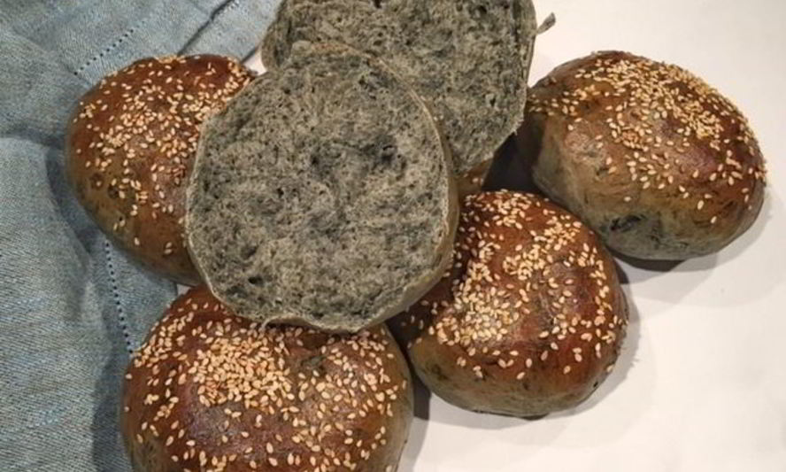 Рецепт черных булочек