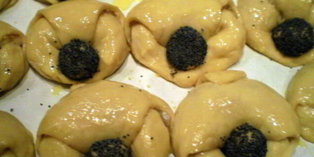 круассаны с мясом