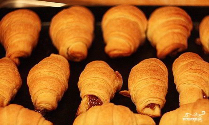 Рецепт круассанов со сгущенкой