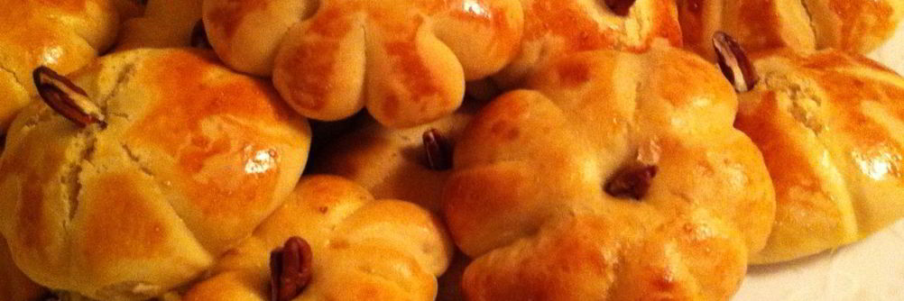 Сдобные тыквенные булочки