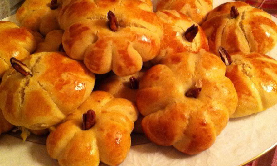 Рецепт сдобных тыквенных булочек