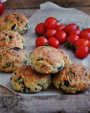 Шпинатные булочки