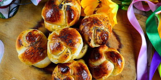 сладкие булочки из дрожжевого теста