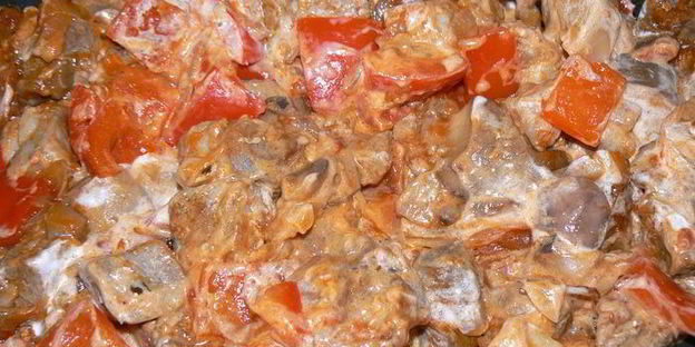 ужин в хлебной булочке