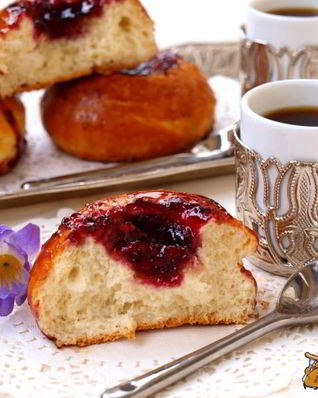 Ватрушки с джемом