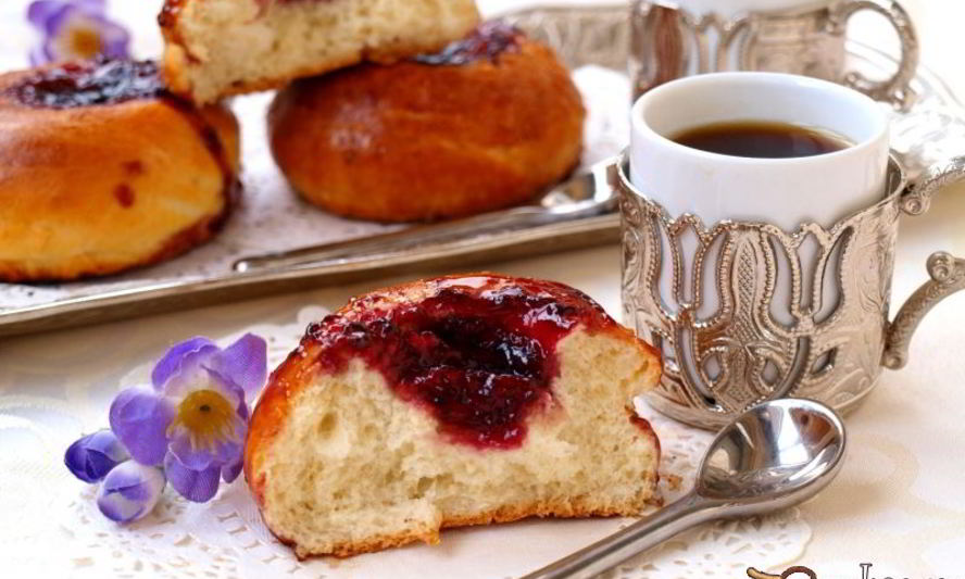 Рецепт ватрушек с джемом