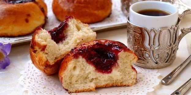 ватрушки с джемом