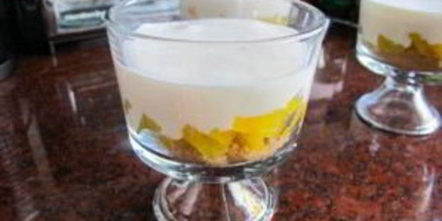 ананасовый чизкейк-парфе