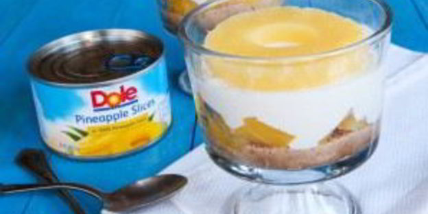 ананасовый чизкейк-парфе