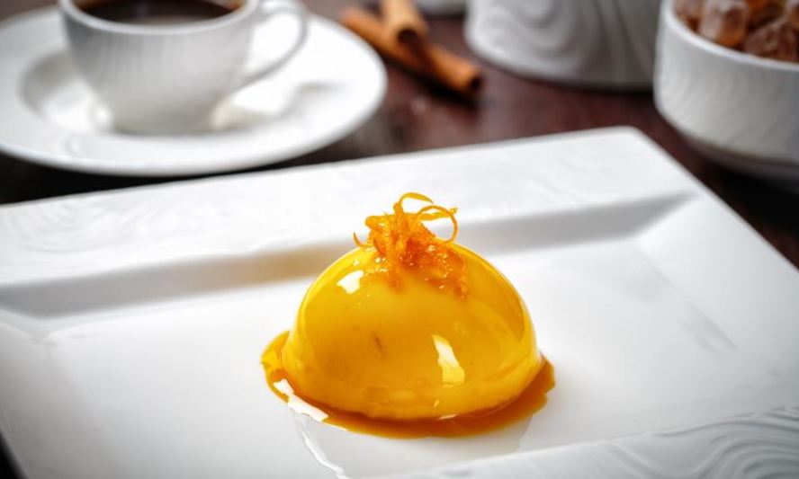 Рецепт апельсинового чизкейка с жидким сердцем