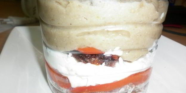 баклажановый чизкейк перекус