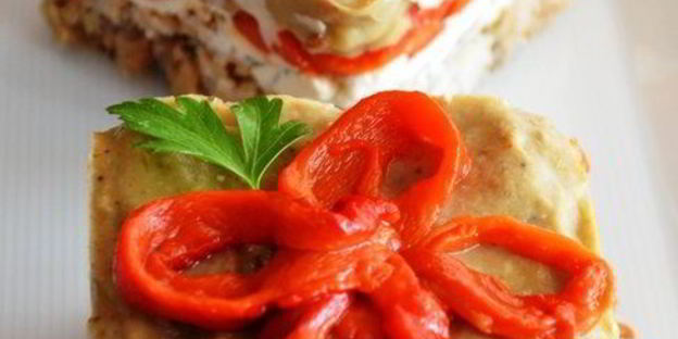 баклажановый чизкейк перекус