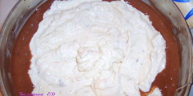 брауни с чизкейком