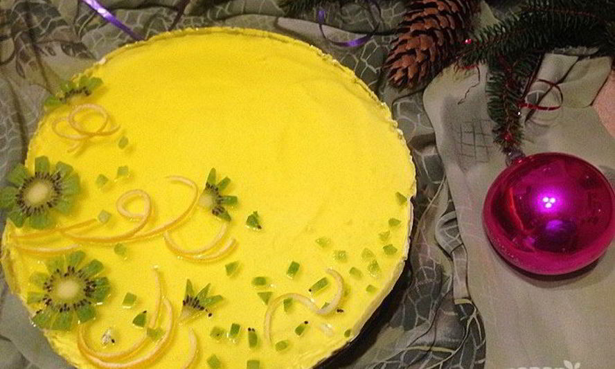 Рецепт быстрого лимонного чизкейка