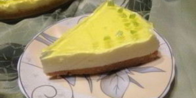 быстрый лимонный чизкейк