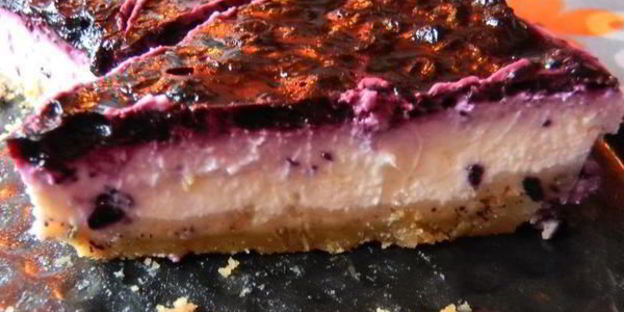 черничный чизкейк с розмарином