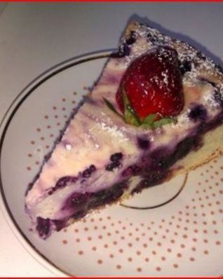 Черничный чизкейк