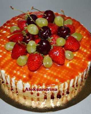 Чизкейк без выпечки Сказочный