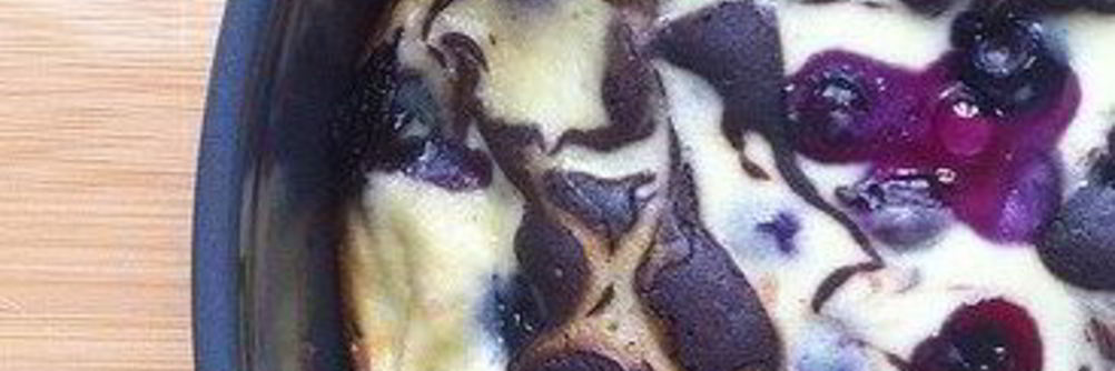 Чизкейк на основе брауни