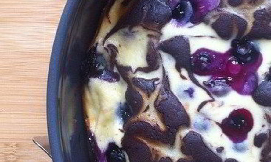 Рецепт чизкейка на основе брауни