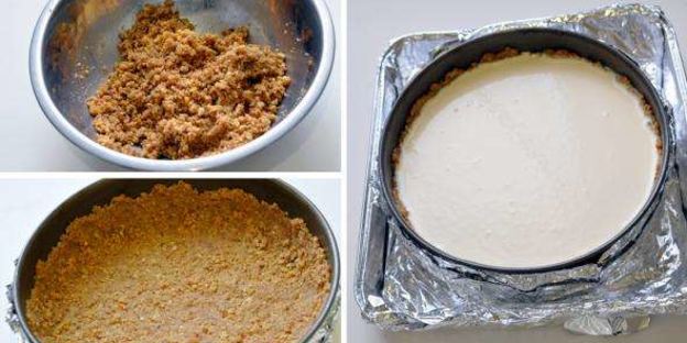 чизкейк на водяной бане