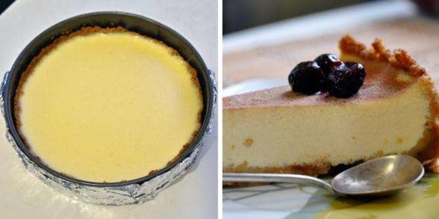 чизкейк на водяной бане