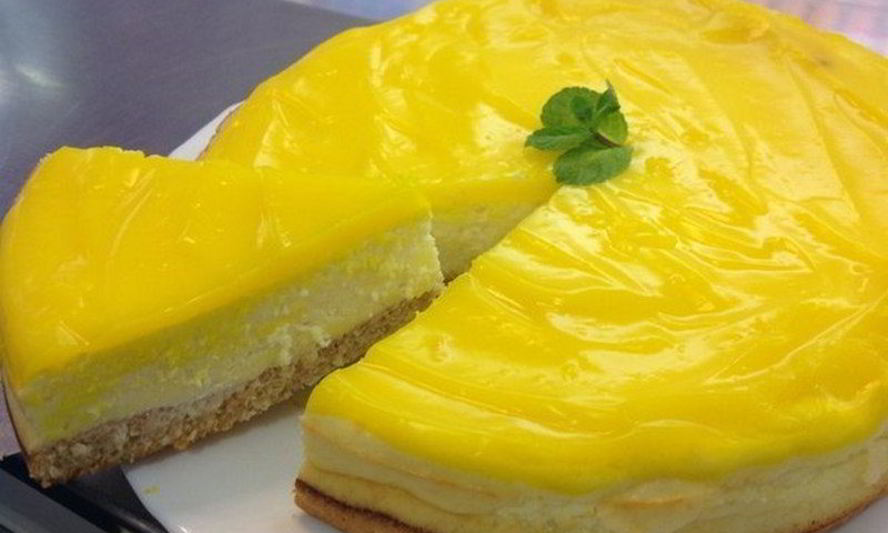 Рецепт чизкейка нью-йорк с лимонным топпингом