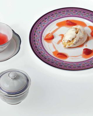 Чизкейк с клубникой