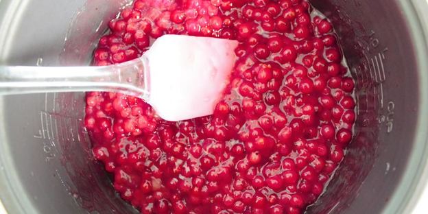 чизкейк с красной смородиной