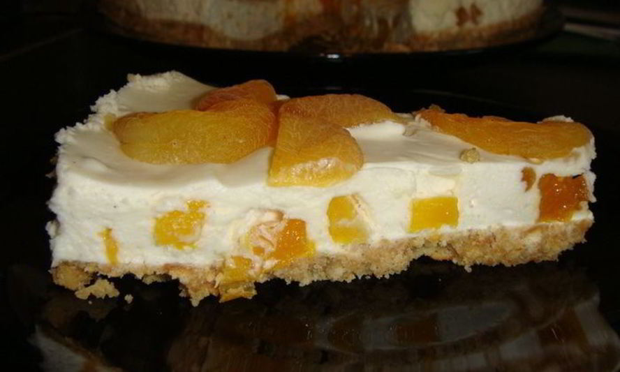 Рецепт чизкейка с курагой