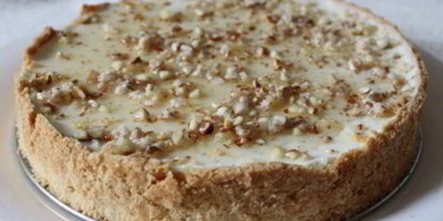 чизкейк с миндальным пралине