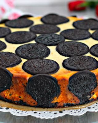 Чизкейк с печеньем орео шоколадным