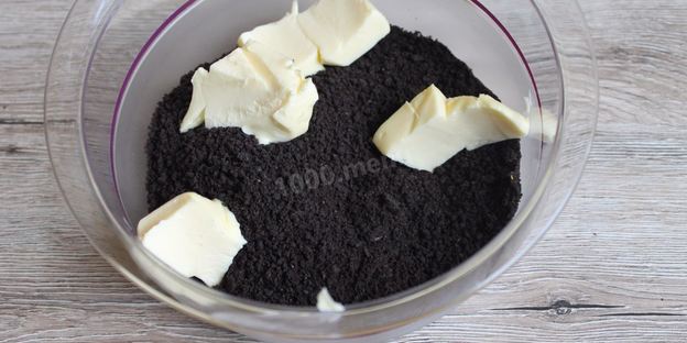 чизкейк с печеньем орео шоколадным