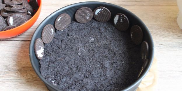 чизкейк с печеньем орео шоколадным