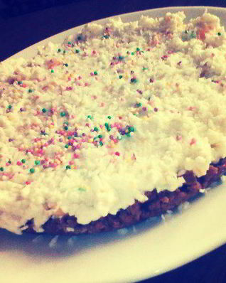 Чизкейк творожный с мандарином