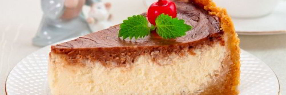 Чизкейк ванильно-шоколадный