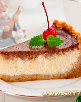 Чизкейк ванильно-шоколадный